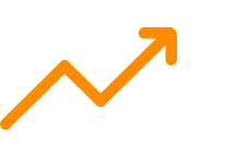 Upward trend arrow